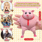 Stretchy Glue-Sand Filled Rubber Pig, Latex Piglet Soft Decompression Doll Toy, Animal High-Elastic Stretchable, Decompression Toy for Adults and Children
