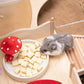 Niteangel Hamster Snack & Treats Toy - Small Animal Natural Treat for Dwarf Syrian Robo Hamsters Gerbils Mice Degus or Other Small-Sized Pets (Freeze-Dried Tofu 5mm - 0.7oz (20g))