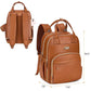 RUVALINO Diaper Bag Backpack, Multifunction Travel Pack Maternity Baby Changing Bags, Large Capacity, Waterproof, Brown