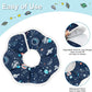 Depets Cat Cone Collar Soft, Adjustable Lightweight Cat Recovery E Collar to Stop Licking for Puppy Rabbit, Waterproof Pet Cone for Small Animal After Surgery Grooming, Neck Girth 9.5 in