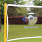 Volleyball Net Outdoor, Portable Volleyball Net Pole for Backyard, Badminton Net Set for Tennis with Wheels, Carry Bag,Volleybal/Badminton Poles & Net with Base Outdoor Training