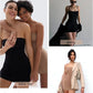 SHAPERX Strapless Shapewear Dress for Women Tummy Control Seamless Full Body Shaper Slip with Removable Straps