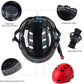 Bike Helmet 3 Sizes for Teenager Kids Youth Adults,Bavilk Skateboard Helmet Adjustable Multi-Sport Bicycle Cycling Scooter Roller Skate Inline Skating Rollerblading for Girls Boys Women Men Teen