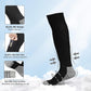 Youth Soccer Shin Guard Socks, Built-in Protective Pads, Kids Knee High Football Athletic Team Socks for Boys Girls