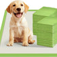 Gardner Pet Dog Pee Pads Rugular 22"x22", Thicker ECO Green Small Disposable Puppy Training Pads Super Absorbent Full Edge-Wrapping Pad for Dogs, Puppies, Doggies, Cats-(40 Count)