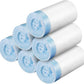 80 Count Waste Bags for Self-Cleaning Cat Litter Box, Replacement Extra Large Cat Litter Box Liners, 4 Rolls Drawstring Trash Bags for Robot, 20 x 18 Inches（4 Packs/80 Counts）