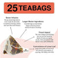 BREWIX, Mango Passion Fruit Herbal Tea Bags – 25 Plant-Based Pyramid Bags | Iced or Hot | Hibiscus, Citrus Peel, Lemongrass | Caffeine-Free & Naturally Uplifting Wellness Brew