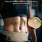 WATERFLY Running Belt Fanny Pack: Slim Waist Bag for Men Women, Workout Fitness Phone Holder for Exercise Marathon Jogging-Beige