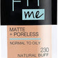 Maybelline New York Fit Me Matte + Poreless Liquid Foundation, Pouch Format, 230 Natural Buff, 1.3 Ounce