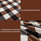 PU MEI Sherpa Blanket Twin Plaid Thick Bed Blanket, 60”*80” Super Soft Flannel Fuzzy Fleece Reversible Velvet Plush Warm Blanket for Couch(Brown-Check, 60"*80")