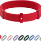 Safety Cat Collar and ID Tag Set - Elastic Quick Release Non Breakaway Personalized Anodized Aluminum Engraved Pet Name Tag, Lightweight for Kitten Small Large Cats