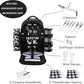 apollo walker Picnic Backpack Bag for 2 Person with Cooler Compartment, Detachable Bottle/Wine Holder, Fleece Blanket, Plates and Cutlery Set (2 Person, Black)