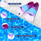 Kids Swim Fins,Short Kids Fins Youth Swimming Flippers for Lap Swimming Training for Children Girls Boys Beginners