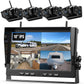 eRapta 4 Wireless Backup Camera Magnetic: 10.1" IPS Full-Size DVR Monitor, Install-Free RV Camera System with IR Night Vision, Built-in 9600mAh Battery for RV/Camper/Truck/Trailer/Tractor ACT104