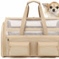 Cat Carrier Bag,Soft Sided Ventilated Pet Carrier for Small Dog Airline Approved Travel Puppy Carrier with Breathable Mesh, Foldable Portable for Outdoor Car