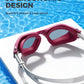 OMID Swim Goggles, P2 Polarized Swimming Goggles for Men Anti-fog Goggles Swimming for Adult Women