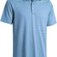 Men's Golf Polo Shirts Short Sleeve Striped Performance Moisture Wicking Dry Fit Golf Shirts for Men
