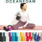Oceanfoam Tidal Roller - Charcoal - Muscle Massage Foam Roller for Back Pain & Stretching - Firm and Ergonomic Wide Wave Textured - Yoga, Athletics, & Wellness - Full Size, 20" x 5"