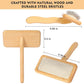 Dog Slicker Brush for Shedding & Grooming - Professional Dog Brush and Cat Brush with Coated Tips & Air-Cushion Design, Deshedding Tool Removes Undercoat Tangles & Loose Fur for Long/Short Hair Pets