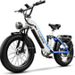 1500W Electric Bike for Adults,48V 20/60Ah Removable Battery Max Range 80Miles & 30MPH Electric Bicycle,20''×4" Fat Tire Ebike,Adult Electric Bicycles for Commute Beach Snow,E-Bike UL Certified