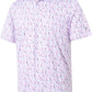 Men's Golf Polo Shirts Short Sleeve Striped Performance Moisture Wicking Dry Fit Golf Shirts for Men