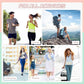 MoKo Fanny Packs for Women Men, Fashion Running Waist Packs, Crossbody Mini Bag Fanny Pack Belt Bag with Adjustable Strap for Running Outdoors Workout Travel Hiking Cycling