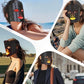 VYM Infrared Light Therapy Mask: High Energy Skincare Device for Glowing Skin – Ultra-Thin 1.8mm 4.6oz, 830nm 633nm 590nm, Cordless Red Light Therapy for Face Luxury Gift - Black Windmill