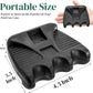 3 Holes Pool Cue Holder, Portable Weighted Pool Stick Holder, Non-slip Cue Rest for Table, Mini Billiard Cue Rack with Chalk Holder