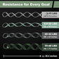 VRTX Stretch Straps for Exercise | Yoga & Pilates Stretching Bands w/ 7 Loops | Resistance Bands for Fitness Workout, Home Gym, Physical Therapy | Soft Cloth, Durable