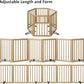 Extra Wide Dog Gates for Doorways, Bamboo Dog Gates for The House Stairs, Freestanding Pet Gates for Dogs, Doogie Puppy Fence Gate
