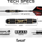 IgnatGames Premium Steel Tip Darts – 3/6/12 Pack Brass Barrels with Aluminum Shafts, 16 GlideXPro Flight Set, Tool Kit & Giftable Case