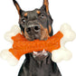 Dog Toys for Aggressive Chewers Large Breed, Tough Bones, Nylon Puppy Teething Chew Toys Medium Dogs, Heavy Duty Peanut Butter Flavor Toys