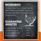 Canine Naturals Chicken Recipe Chew - Rawhide Free Dog Treats - Made from USA Raised Chicken - All-Natural and Easily Digestible - Large (2 Count) for Dogs 50-75Lb