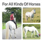 Horse Tail Extension with Braided Horsehair Loop, Blunt Cut Bottom, 3/8 lb, 28-30 inches (Pure White)
