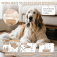Long Pin Dog Slicker Brush for Poodles, Golden Doodles & Cats - 3-Piece Grooming Kit with Dematting Comb and Pet Comb, Large Wooden Handle Deshedding Tools for Thick Hair Mats Removal
