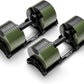NÜOBELL® Adjustable Dumbbell Set, 5-50 LB or 5-80 LB, Easy Twist 2024-25 Model, All-In-One Weights Set (Pair) for Home, Original Manufacturer