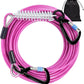 Snagle Paw Heavy Duty Dog Leads - 100FT-1000LBS, Tie Out Cable with Swivel Lockable Hook & Spring, Chew Proof Chain for Outside Dog Run