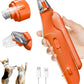 2 in 1 Dog Nail Clippers & Cat Nail Clippers Trimmers for Large Medium Small Dogs Cats Claw Trimmer Quick Sensor and Safety Guard USB Rechargeable Dogs Nail Trimmer with Catcher & 2 LED Lights