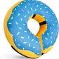 Katoggy Inflatable Dog Cone Collar for Post-Surgery Dogs & Cats, Soft Adjustable Blow-Up Donut E-Collar for Small, Medium & Large Pets