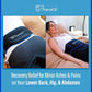 TheraICE Ice Pack for Back Pain Relief | Reusable Lower Back Wrap for Hot or Cold Therapy | Relief for Lower Lumbar, Sciatic Nerve, Herniated or Degenerative Disc, Coccyx, Tailbone Pain 1 Pack
