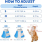 Breathable Air Mesh Cat Cone Collar Soft to Stop Licking, Adjustable, Foldable Lightweight Kitten Cones After Surgery Recovery for Cats & Kittens (Light Blue,L)