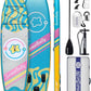 11'Stand Up Paddle Boards Surf Control with Premium SUP Board Accessories Backpack & Removable Fins, 34" Wide Inflatable Paddle Boards of All Skill Levels