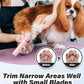 Casfuy Cordless Dog Paw Trimmer - Low Noise Small Dog Clippers with Double Blades USB Rechargeable Grooming Clipper for Dogs Cats and Small Pets for Trimming Hair Around Paws, Eyes, Ears, Face, Rump