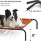 Love's cabin Elevated Cooling Dog Bed for Large Dogs, Portable Indoor & Outdoor Raised Pet Dog Cat Cot, Durable Summer Frame with Breathable Mesh, Terracotta, 48 inches