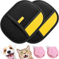 Pet Hair Removal Gloves, Pet Grooming Gloves, Electrostatic Pet Hair Remover Glove for Cats & Dogs, Washable Reusable Pets Hair Remover Tool for Clothing, Furniture, Couch, Car Seat, Curtain (2)