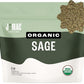 J Mac Botanicals, Organic Rubbed Sage (2 oz), Certified USDA Organic, Dried Rubbed Sage Leaf. Culinary Grade-excellent for sausage making, fresh Albanian harvest