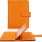Melsbrinna Rfid Passport Holder for Travel women/Men, Cute Passport Wallet Rfid Blocking Card Slots, Rfid Passport Cover/CaseTravel Wallet, Passport Book Holder (1, Orange)