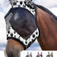 Harrison Howard LumiVista Horse Fly Mask Standard with Ears UV Protection for Horse Pine Cones L Full Size