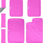 Paw Inspired Fitted Fleece Liners for Ferret Nation, Critter Nation Cage for Ferrets, Rats, Chinchillas, Hedgehogs & Other Small Animals (Pink, Double Unit Combo)