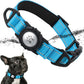 TagME Airtag Dog Collar,Waterproof Reflective Pet Collar with Airtag Holder,Soft Padded and Double D-Rings for Small Dogs,Light Blue